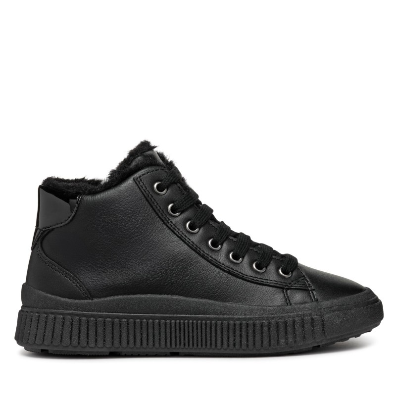 Schnürschuhe Geox J Laquinny Girl J46M3G 00085 C9999 M Schwarz