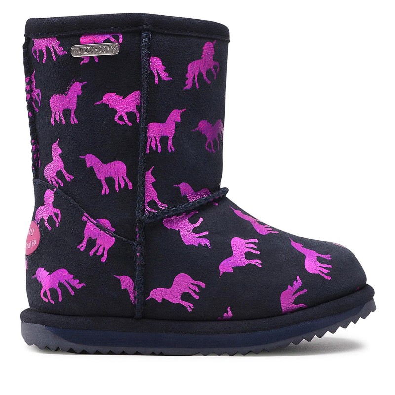 Schneeschuhe EMU Australia Rainbow Unicorn Brumby K12373 Schwarz