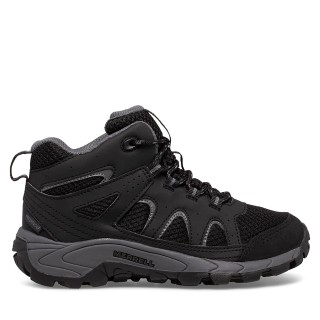Trekkingschuhe Merrell Oakcreek Mid Lace Wtrpf Mk265426 Schwarz