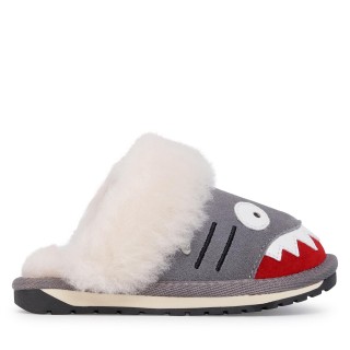 Hausschuhe EMU Australia Shark Slipper K12436 Grau