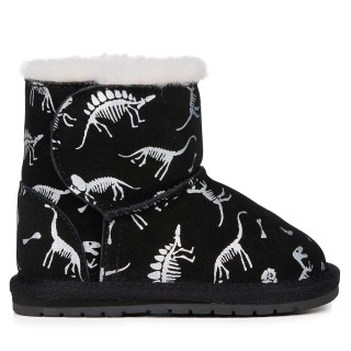 Schneeschuhe EMU Australia Toddle Reflective Dino B12966 Schwarz