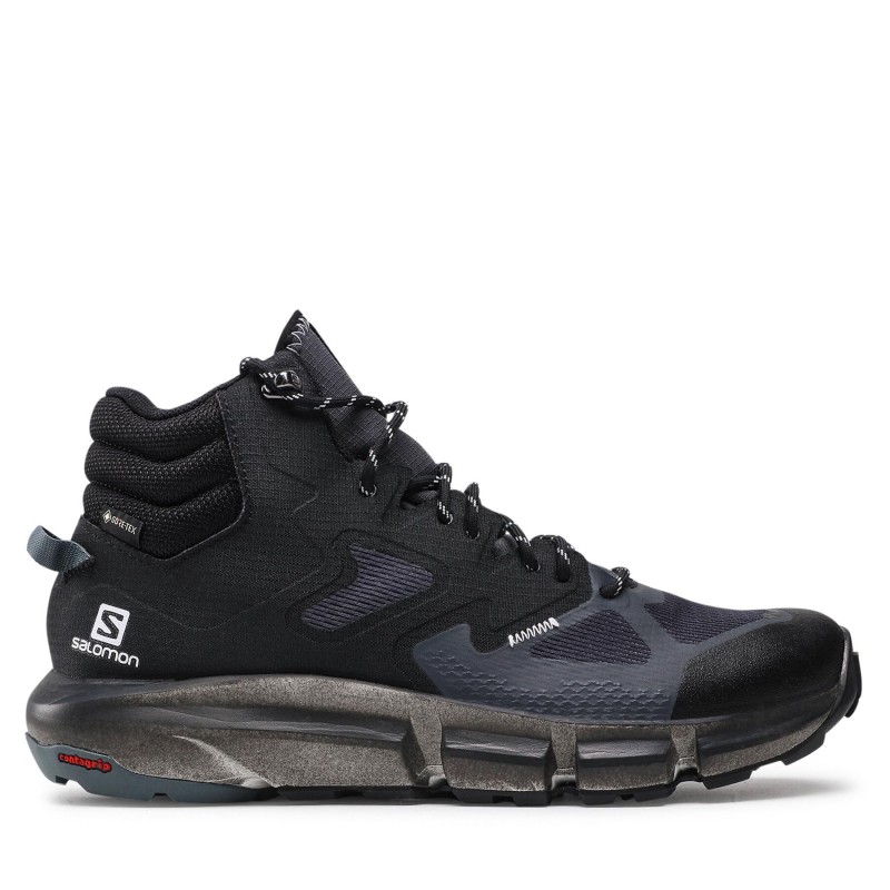 Trekkingschuhe Salomon Predict Hike Mid Gtx GORE-TEX 414609 27 V0 Schwarz