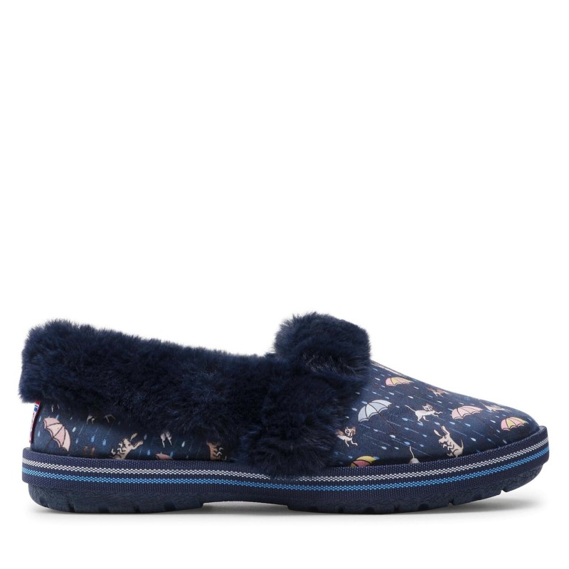 Hausschuhe Skechers BOBS Movie Night 113486/NVMT Dunkelblau