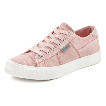 Elbsand Sneaker "Schnürschuh", Schnürhalbschuh, Freizeitschuh aus Textil, Used-Look VEGAN