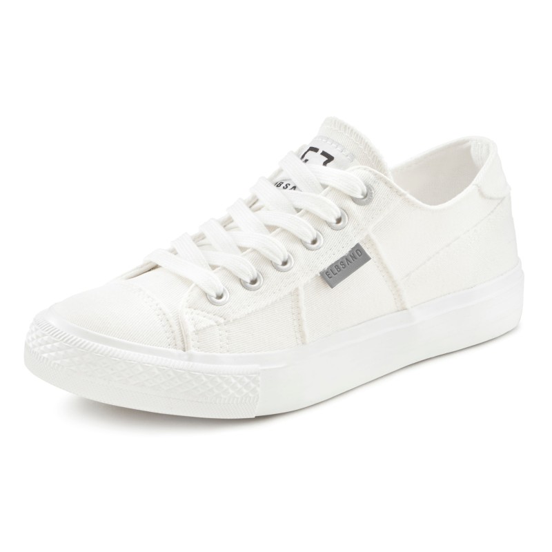 Elbsand Sneaker "Schnürschuh", Schnürhalbschuh, Freizeitschuh aus Textil, Used-Look VEGAN