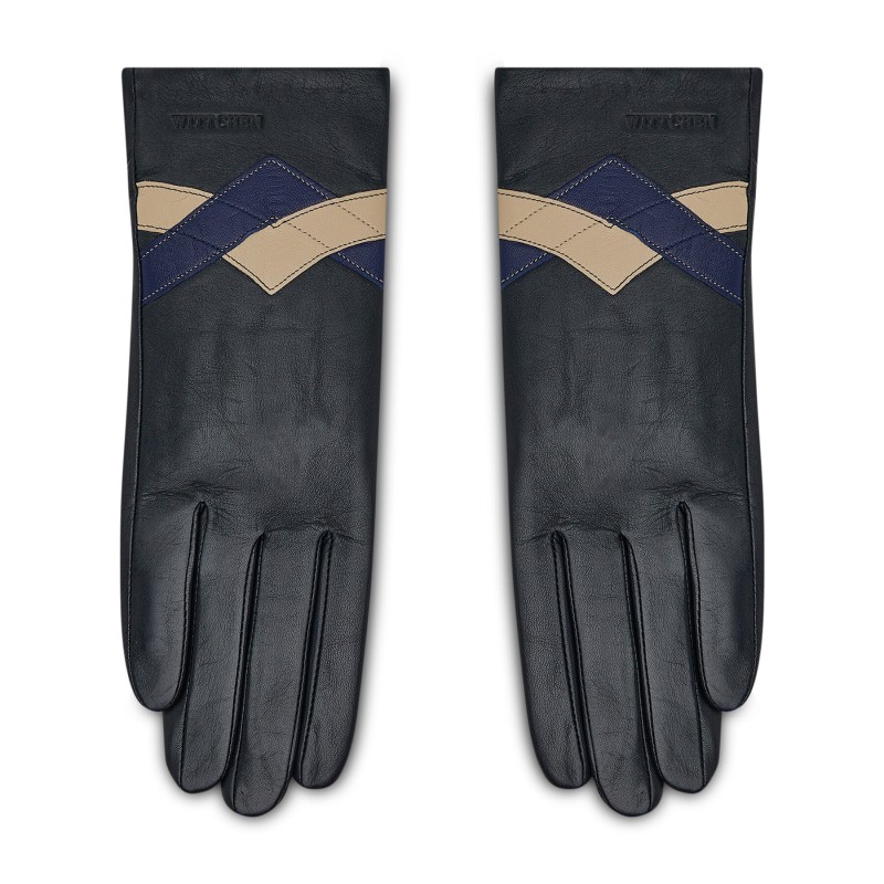 Damenhandschuhe WITTCHEN 39-6-645-GC Dunkelblau