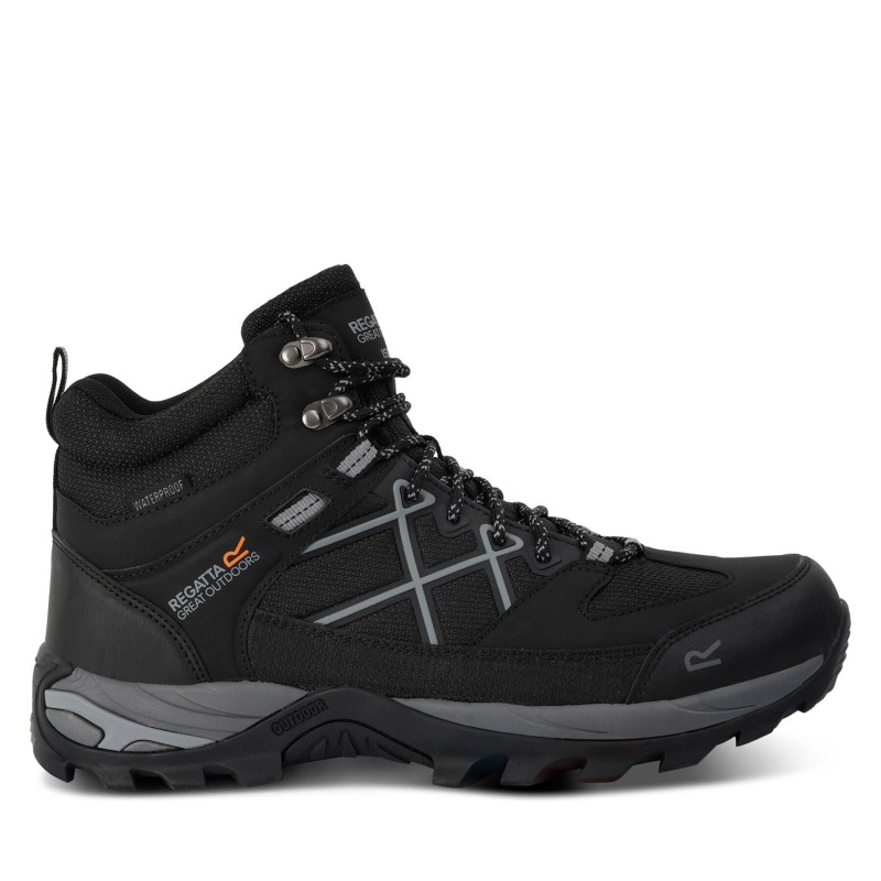 Trekkingschuhe Regatta Samaris III Boot RMF834 Schwarz