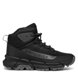 Schnürschuhe Geox J Flexyper Plus Boy J46LCA 0FU50 C0005 S Schwarz
