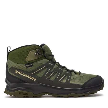 Trekkingschuhe Salomon Grivola Mid Gore-Tex L47606400 Grün