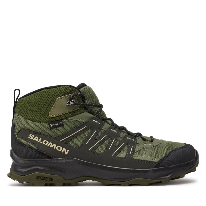 Trekkingschuhe Salomon Grivola Mid Gore-Tex L47606400 Grün