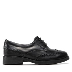 Oxford Schuhe Geox J Agata D J8449D 00043 C9999 S Schwarz