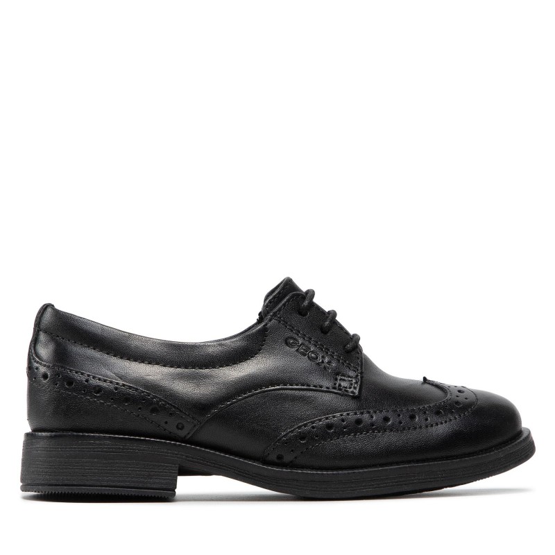 Oxford Schuhe Geox J Agata D J8449D 00043 C9999 S Schwarz