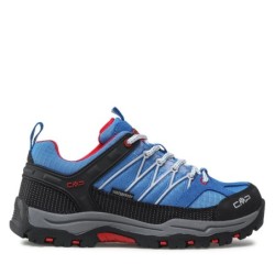 Trekkingschuhe CMP Rigel Low Trekking Shoe Kids Wp 3Q54554J Blau