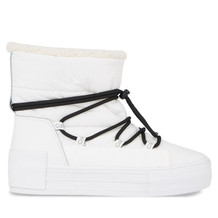 Schneeschuhe Calvin Klein Jeans Bold Vulc Flatf Snow Boot Wn YW0YW01181 Weiß