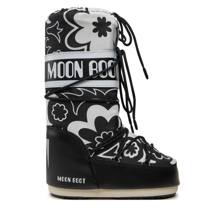 Schneeschuhe Moon Boot Mb Icon Flower 80D1402940 Schwarz