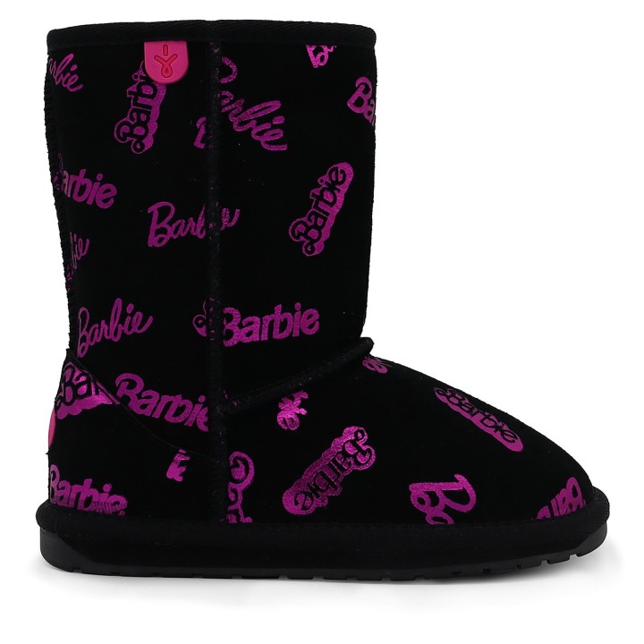 Schneeschuhe EMU Australia Barbie Wallaby Print Lo K12904 Schwarz
