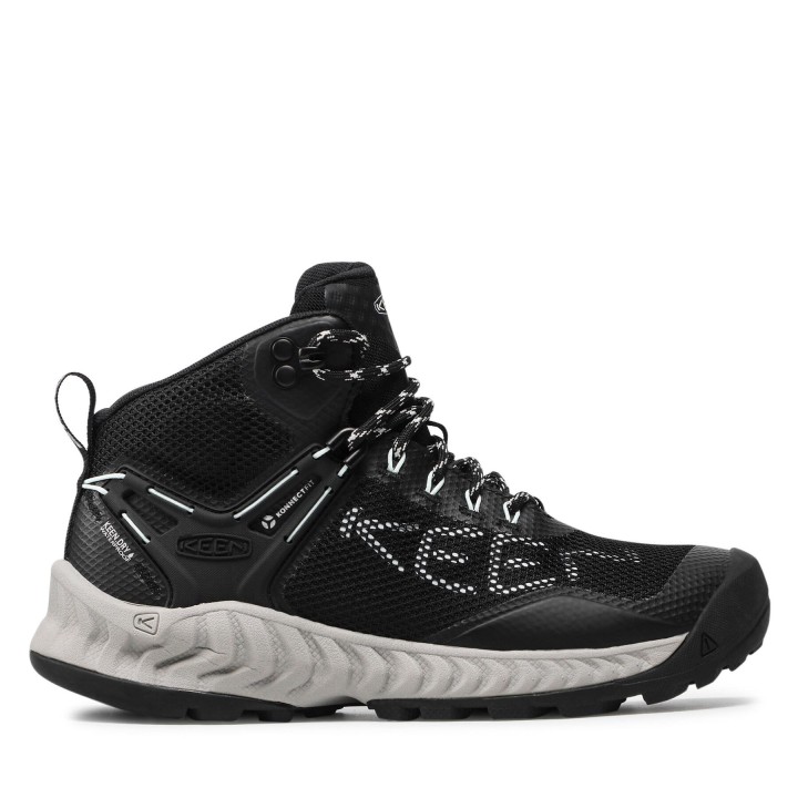 Trekkingschuhe Keen Nxis Evo Mid Wp 1025911 Schwarz