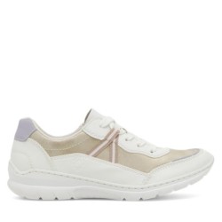 Halbschuhe Rieker L3201-80 Weiß