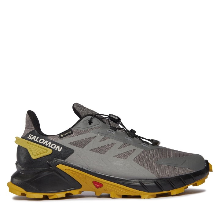 Laufschuhe Salomon Supercross 4 GORE-TEX L47317200 Schwarz