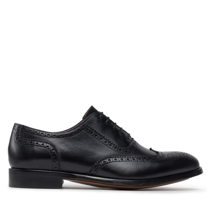 Halbschuhe Lord Premium Brogues 5501 Schwarz