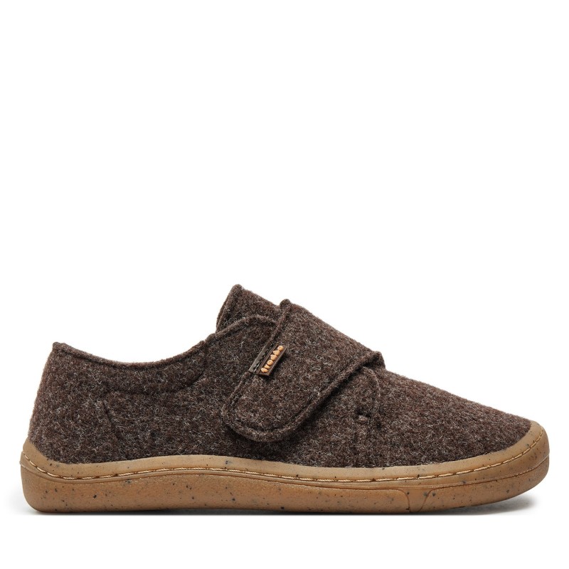 Hausschuhe Froddo Barefoot Wooly Slippers G1700341-3 S Braun