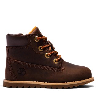 Schnürschuhe Timberland Pokey Pine 6In Boot With TB0A2NC39311 Braun