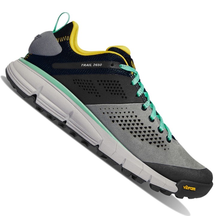 Danner Womens Trail 2650 Gray Blue Spectra Yellow