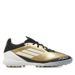 Fußballschuhe adidas F50 League Messi Turf IG9282 Goldfarben