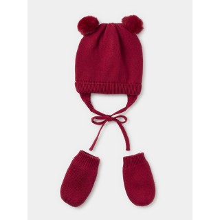 Set Mütze und Handschuhe Mayoral 9.668 Rot