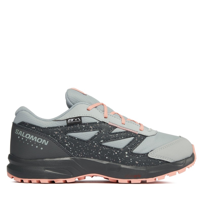 Trekkingschuhe Salomon Outway Climasalomon™ Waterproof L47282900 Grau