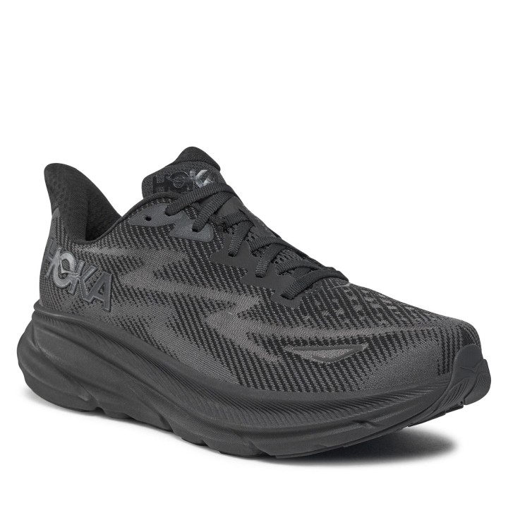 Laufschuhe Hoka Clifton 9 Wide 1132210 Schwarz