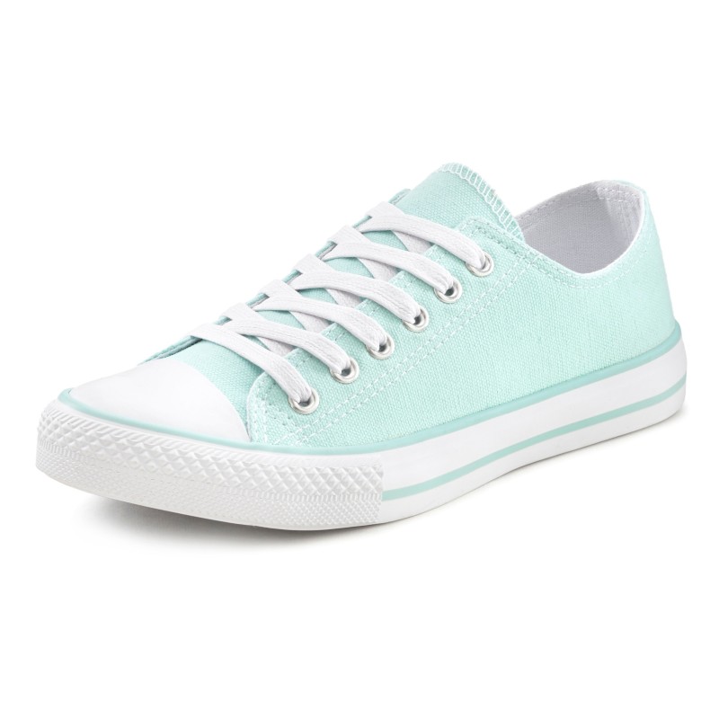 LASCANA Sneaker, Schnürhalbschuh, Freizeitschuh aus Textil