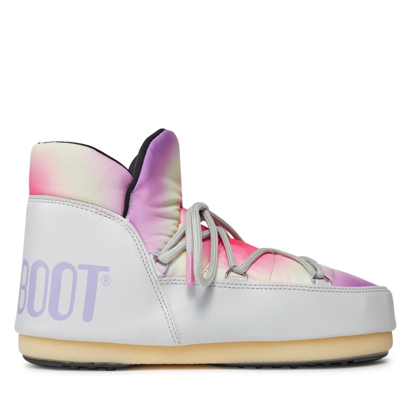 Schneeschuhe Moon Boot Pumps Tie Dye 14601800002 Grau