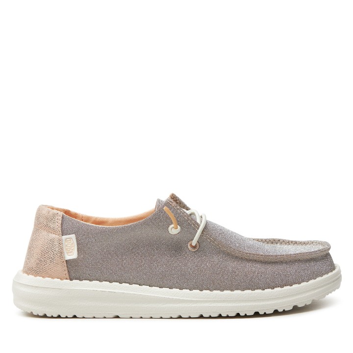 Halbschuhe Hey Dude WENDY METALLIC SPARKLE Roségold