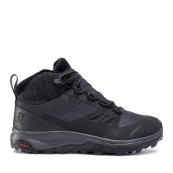 Trekkingschuhe Salomon Outsnap Cswp W 411101 20 V0 Schwarz
