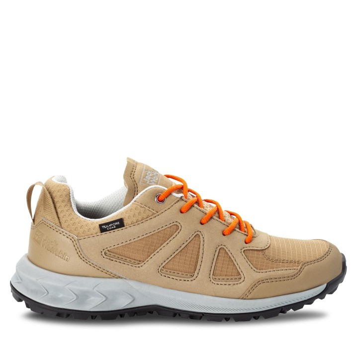 Trekkingschuhe Jack Wolfskin Woodland 2 Texapore Low W 4051341 Beige