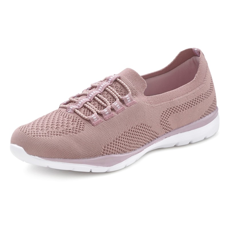 LASCANA Sneaker, Slipper, Halbschuh, zum Reinschlüpfen, leichtes Meshmaterial VEGAN