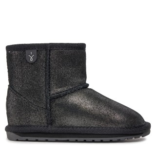Schneeschuhe EMU Australia Wallaby Mini Metallic K11856 Schwarz