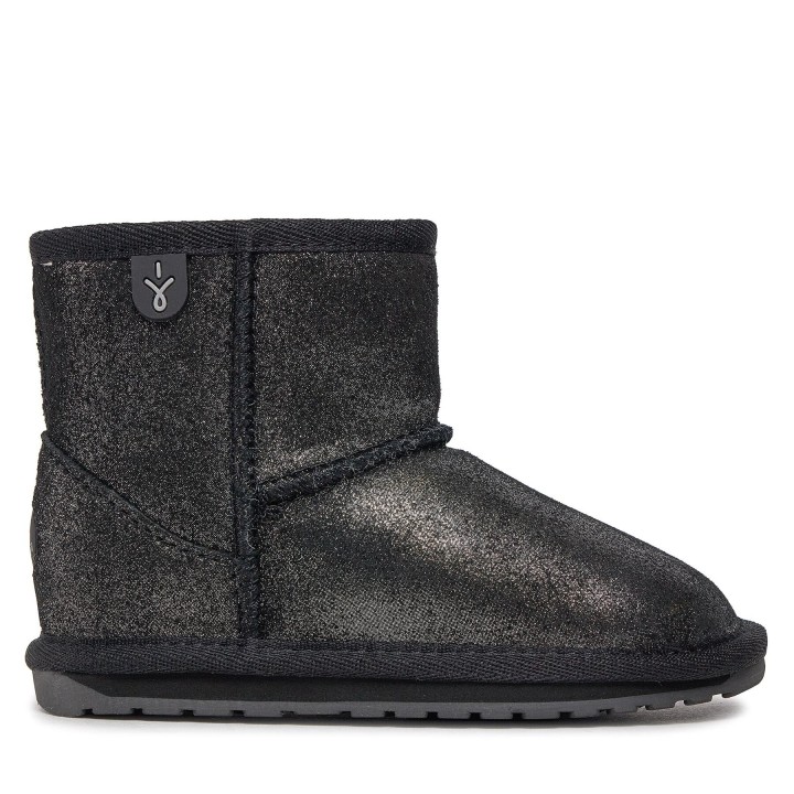 Schneeschuhe EMU Australia Wallaby Mini Metallic K11856 Schwarz