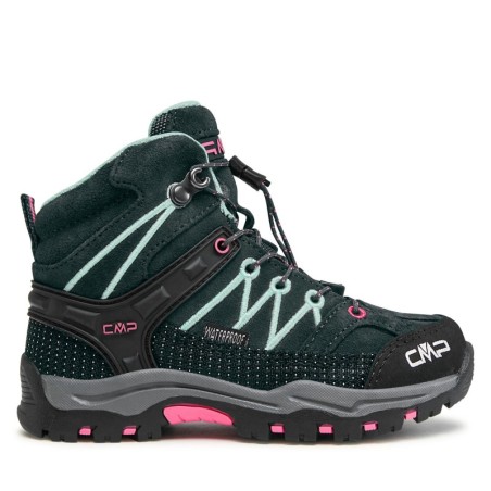 Trekkingschuhe CMP Kids Rigel Mid Trekking Shoe Wp 3Q12944 Schwarz