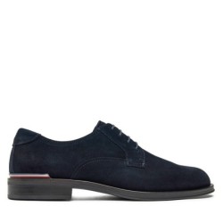 Halbschuhe Tommy Hilfiger Core Rwb Hilfiger Suede Shoe FM0FM04868 Dunkelblau