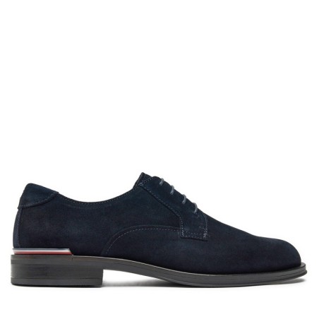 Halbschuhe Tommy Hilfiger Core Rwb Hilfiger Suede Shoe FM0FM04868 Dunkelblau