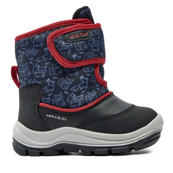 Schneeschuhe Geox B Flanfil Boy B Abx B263VE 0BCMN C0048 M Schwarz