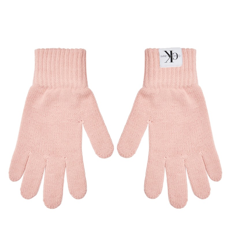 Kinderhandschuhe Calvin Klein Jeans Monogram IU0IU00525 Rosa
