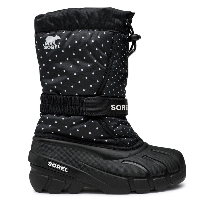 Schneeschuhe Sorel Youth Flurry Print NY3503-010 Schwarz