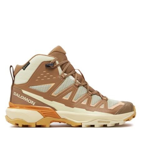 Trekkingschuhe Salomon X Ultra 360 Edge Mid Gore-Tex L47462700 Braun