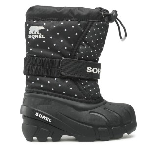 Schneeschuhe Sorel Childrens Flurry Print NC3503-010 Schwarz