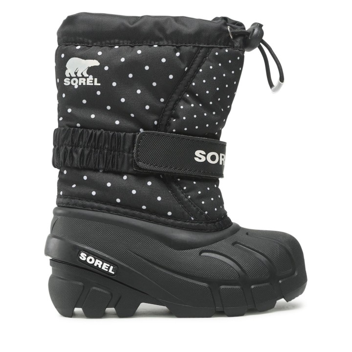 Schneeschuhe Sorel Childrens Flurry Print NC3503-010 Schwarz