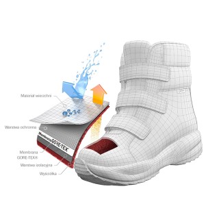 Schneeschuhe Superfit 1-000047-8000 M Dunkelblau