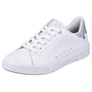 RIEKER Sport Sneaker, in monochromer Optik, Freizeitschuh, Halbschuh, Schnürschuh